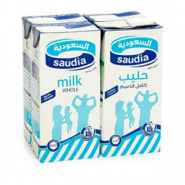 حليب السعوديه 1 لتر  4 حبات