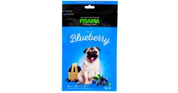 prama juicy blueberry sticks dog treat