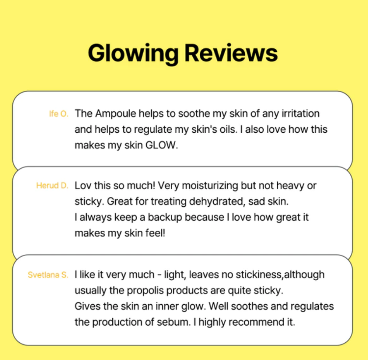 By Wishtrend, Propolis Energy Calming Ampoule