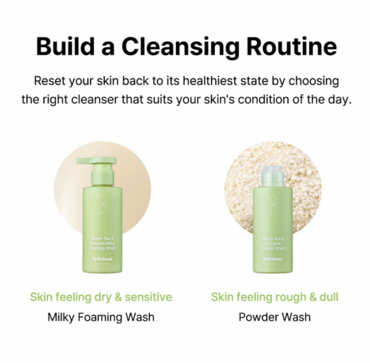 By Wishtrend, Green Tea & Enzyme Powder Wash JUMBO