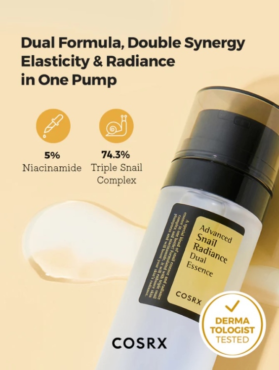 Cosrx, Advanced Snail Radiance Dual Essence
