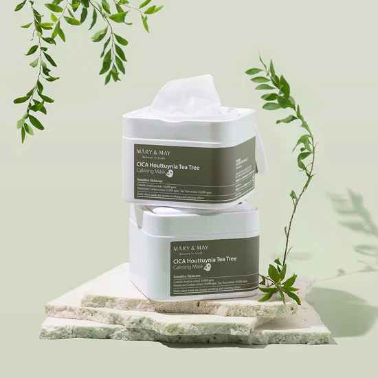 Mary&May, CICA Houttuynia Tea Tree Calming Mask