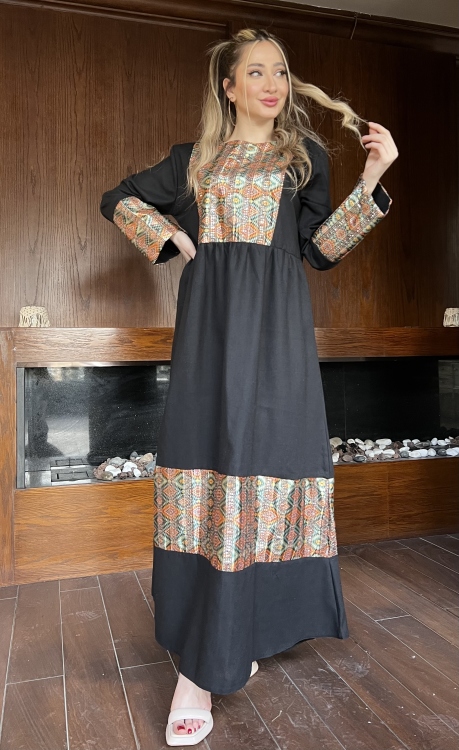 Geo Print Smock Dress