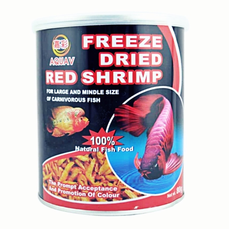اکواف روبیان احمر مجفف بالتجميد 🦐