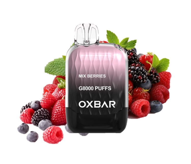 OXBAR - Mix Berries -  8000 Puff - Rechargeable Disposable Vape 