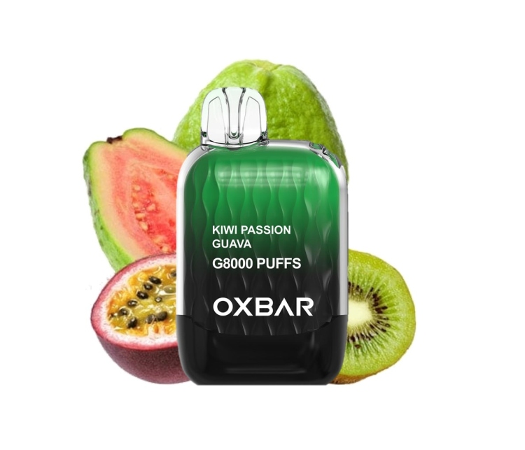 OXBAR - Kiwi Passionfruit Guava -  8000 Puff - Rechargeable Disposable Vape 