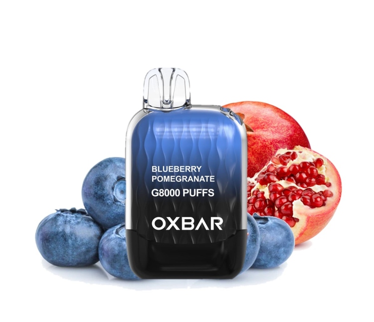 OXBAR - Blueberry Pomegranate -  8000 Puff - Rechargeable Disposable Vape 