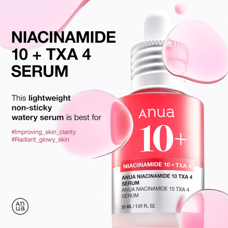 Anua, Niacinamide 10% + TXA 4% Dark Spot Correcting Serum