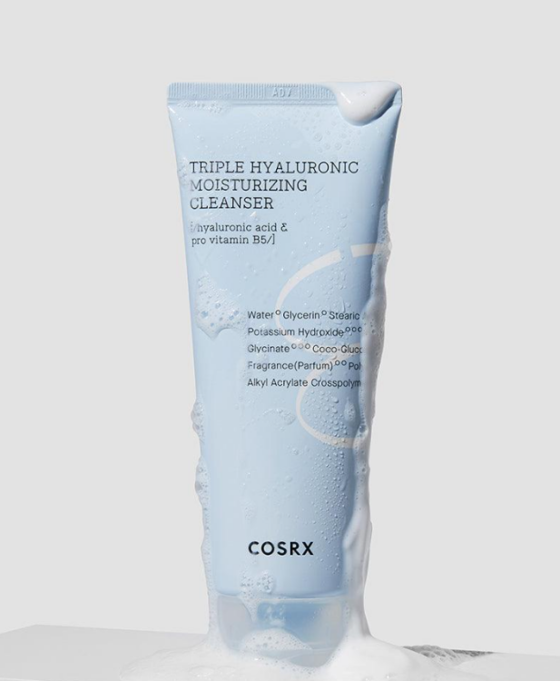 Cosrx, Hydrium Triple Hyaluronic Moisturizing Cleanser