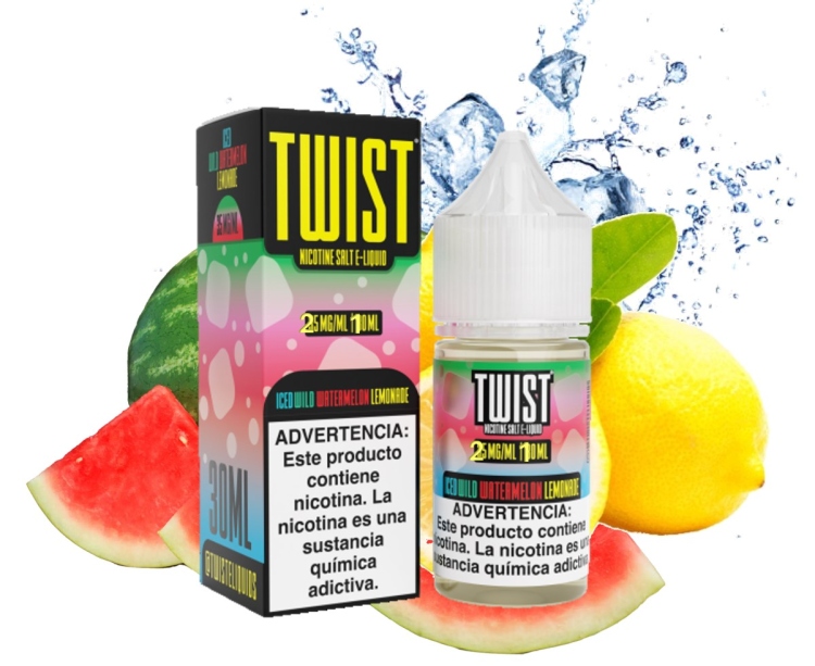 TWIST - Iced Watermelon Lemon  -  SaltNic Vape Juice 