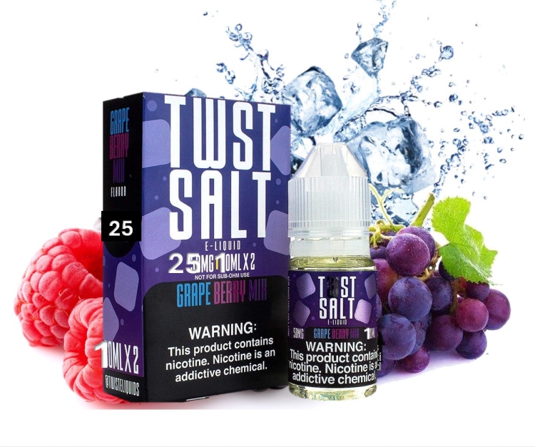 TWIST - Iced Berry Grape -  SaltNic Vape Juice 