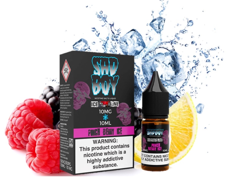 SAD BOY  - Iced Punch Berry  -  SaltNic Vape Juice 