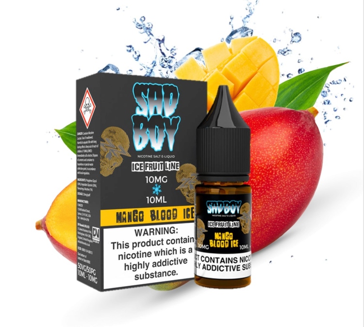 SAD BOY  - Iced Mango -  SaltNic Vape Juice 