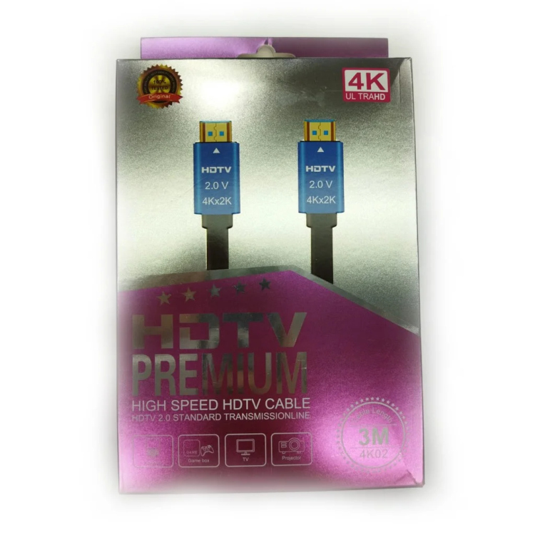 HDTV CABLE HDMI 3M E-NET (4K)