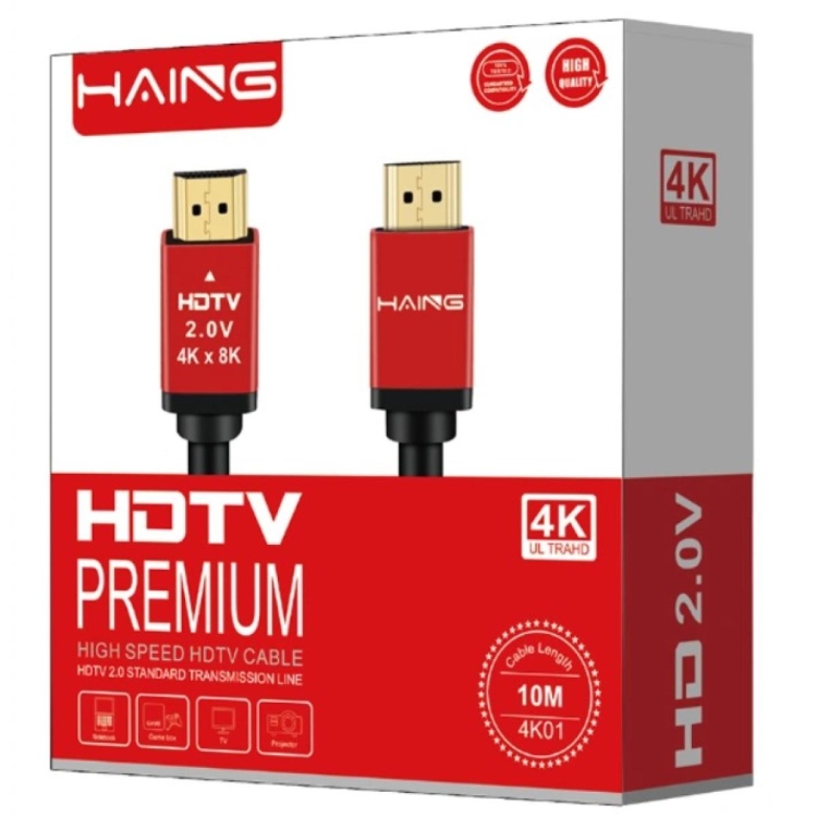CABLE HDMI 10M E-NET (4K)