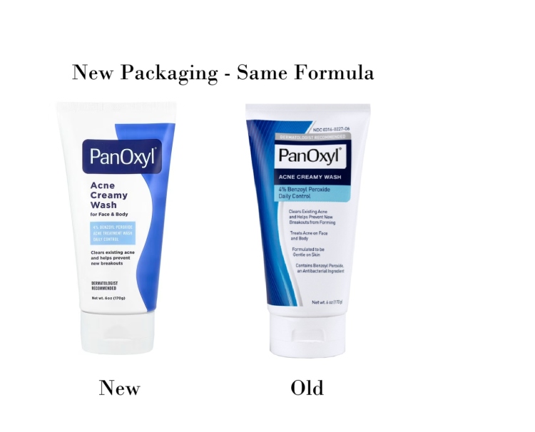 PanOxyl, Acne Creamy Wash Benzoyl Peroxide 4% Daily Control