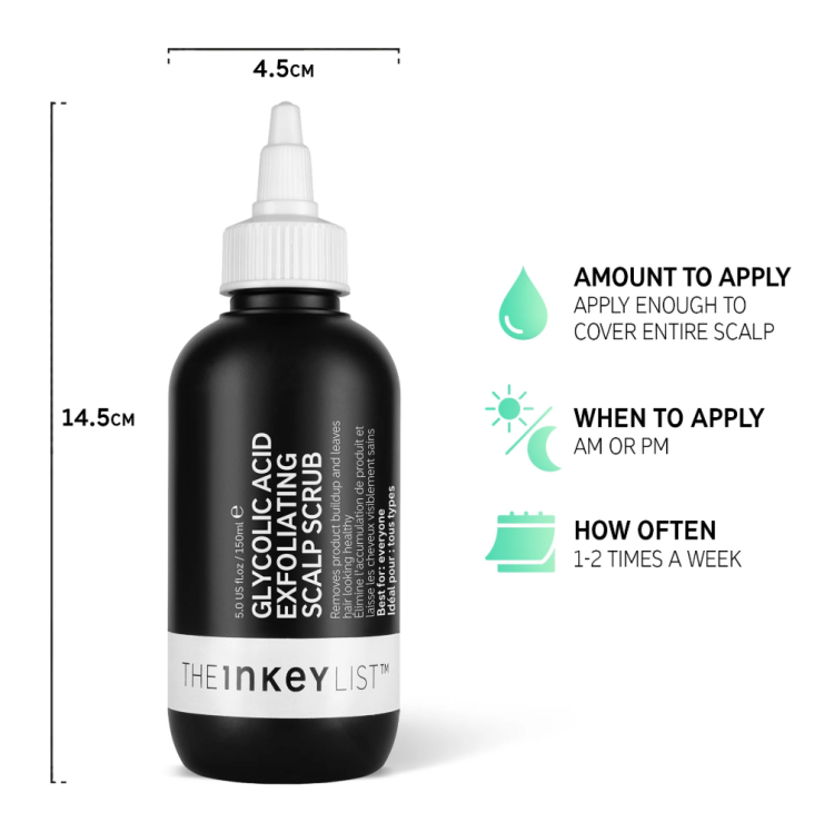 The INKEY List, Glycolic Acid Exfoliating Scalp Scrub