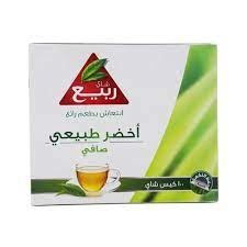 شاي الربيع اخضر طبيعي صافي 100كيس
