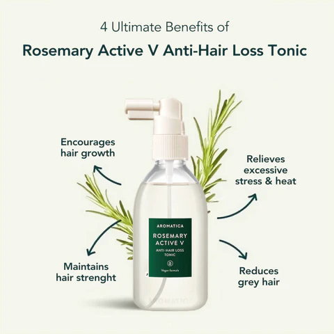 AROMATICA  Rosemary Root Enhancer بخاخ مكثف الشعر الكوري باكليل الجبل