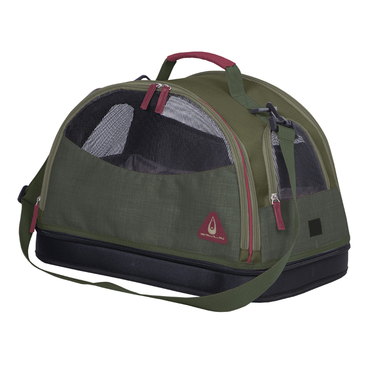 duvo plus paris travel bag green color