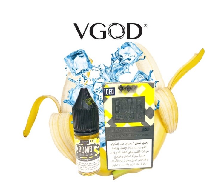 VGod Iced Banana Bomb SaltNic - Vape Juice  