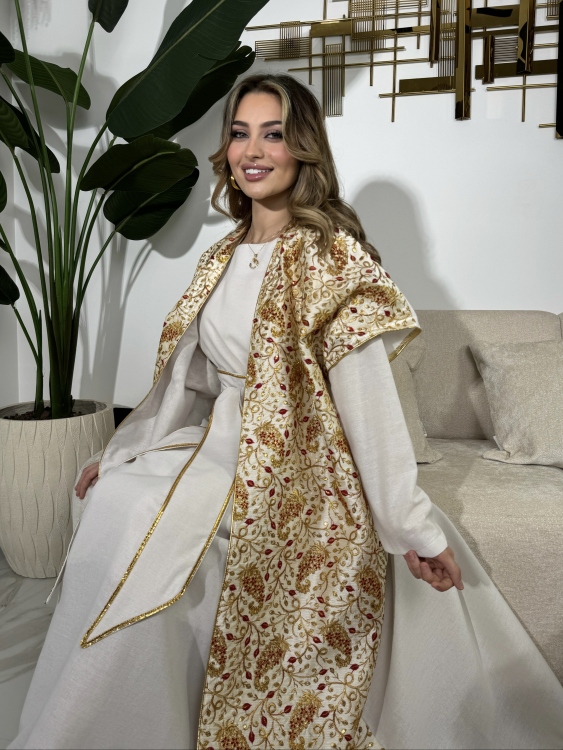 Full Detailed Abaya & Dress Set(ملون)