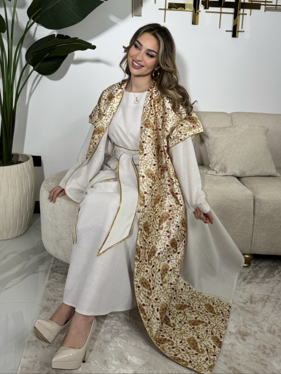 Full Detailed Abaya & Dress Set(ملون)