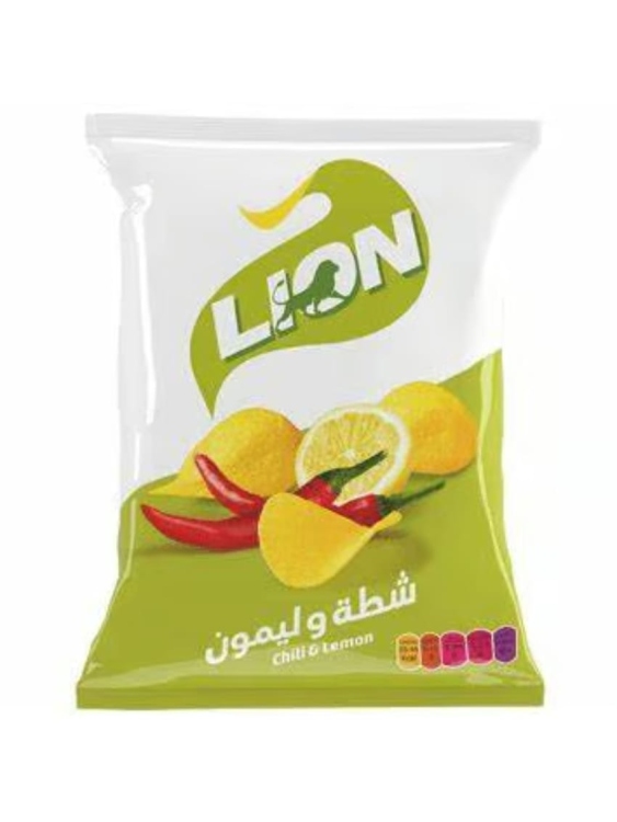 ليون شيبس شطه وليمون 50غم