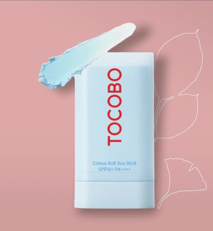 Tocobo Cotton Soft Sun Stick SPF50+PA+++ واقي شمس ستيك لجميع انواع البشرة