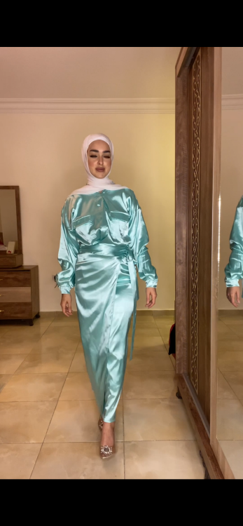 طقم"الساتان" 