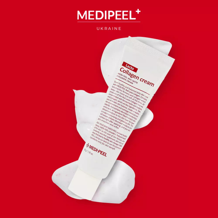 MEDI-PEEL RED LACTO COLLAGEN CREAM كريم الاشراقـة وشـد البشرة