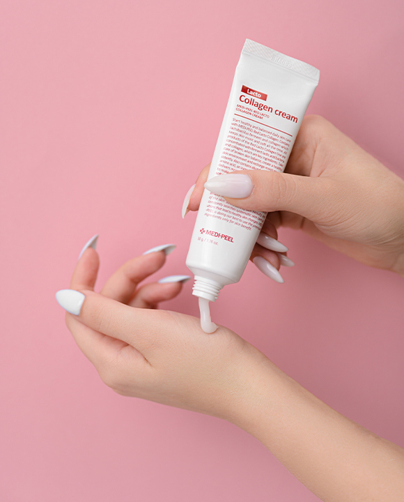 MEDI-PEEL RED LACTO COLLAGEN CREAM كريم الاشراقـة وشـد البشرة