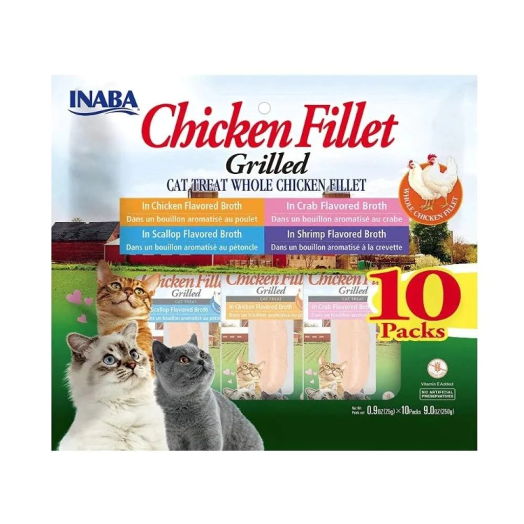 INABA chicken fillet grilled variety pack