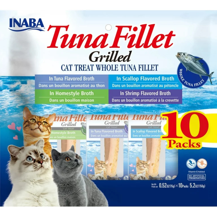 INABA tuna fillet grilled variety pack