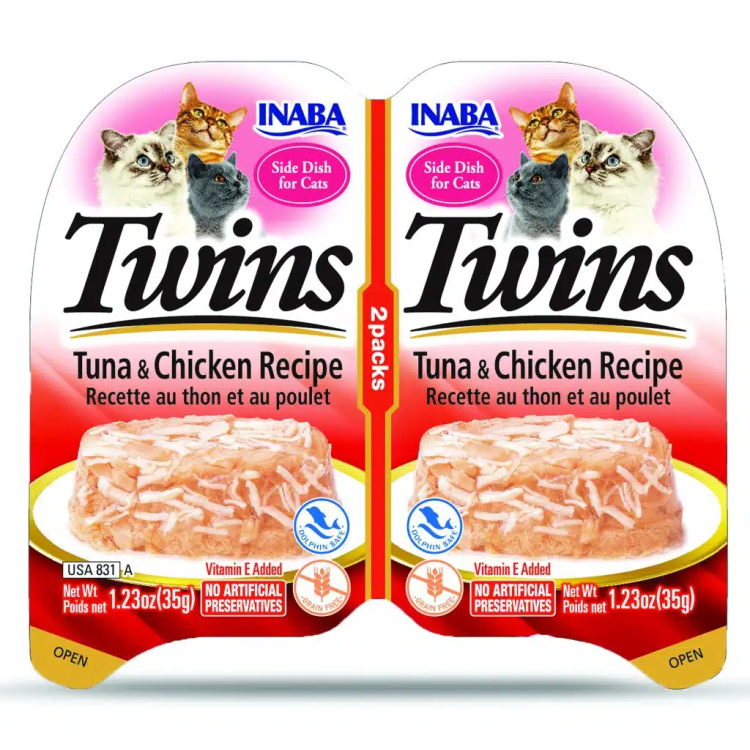 INABA twins tuna&chicken  recipe