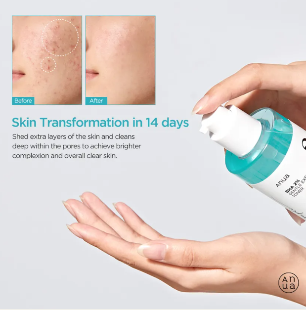 Anua, BHA 2% Gentle Exfoliating Toner