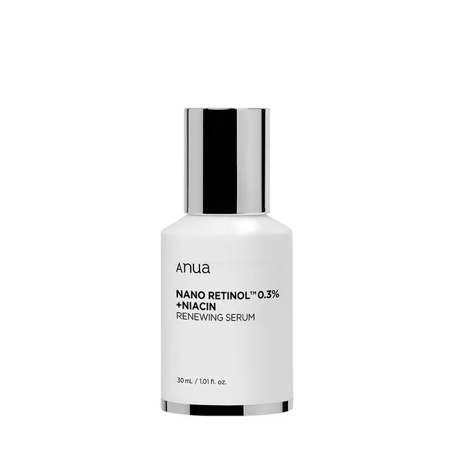 Anua, Nano Retinol 0.3% + Niacin Renewing Serum