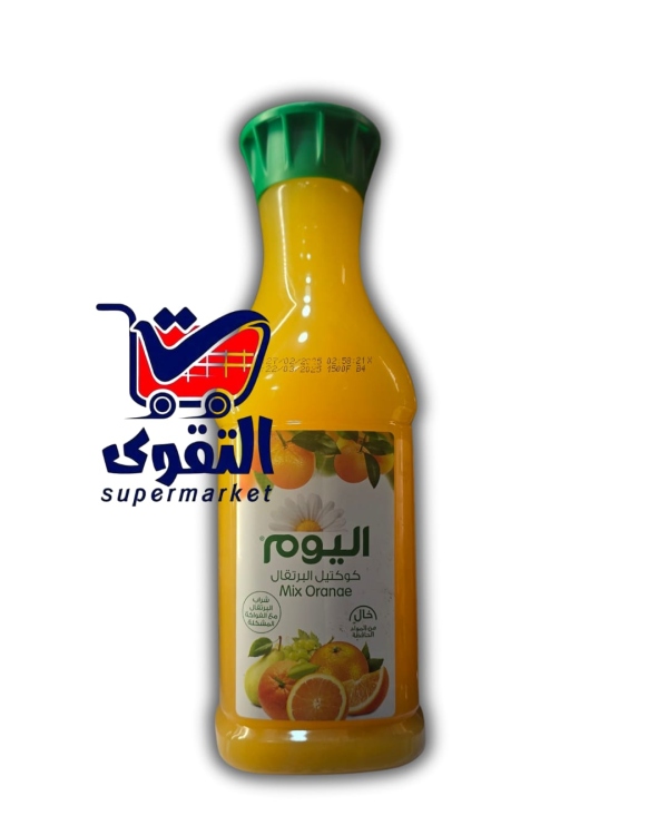 اليوم عصير كوكتيل برتقال 1لتر