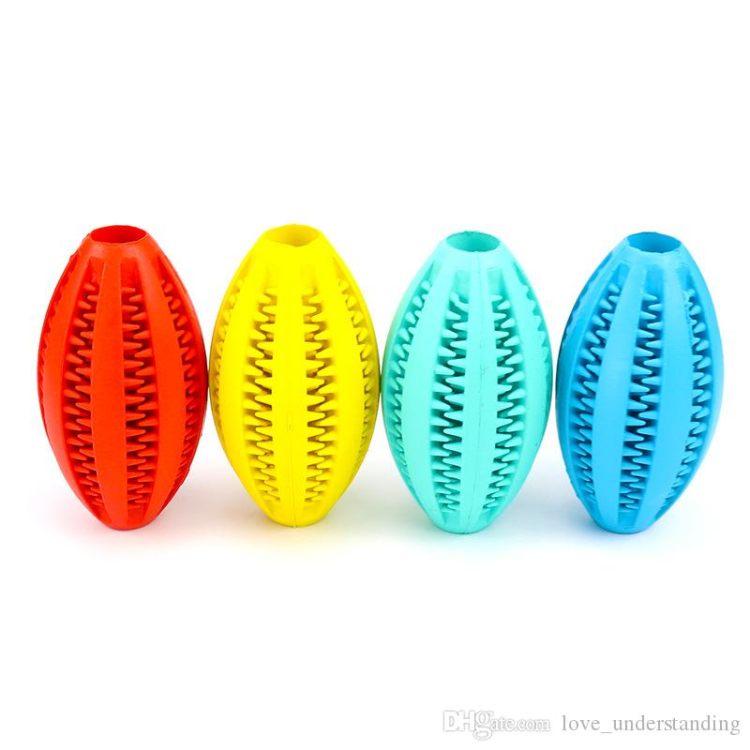 Rubber American Balls Pet Dog