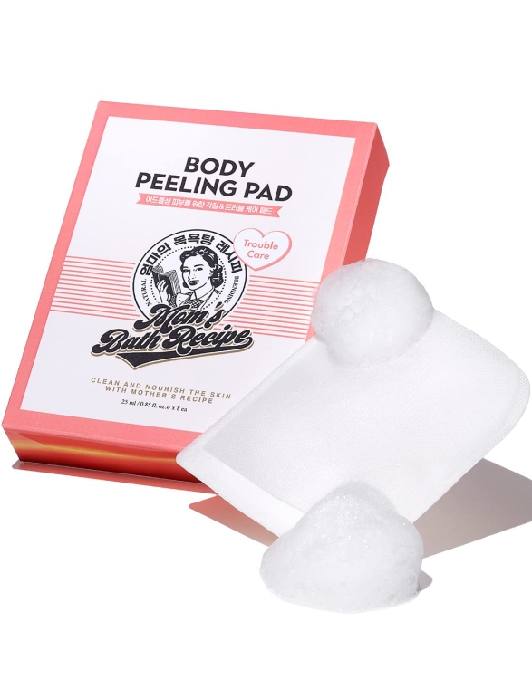 Mom’s Bath Recipe Body Peeling Pad Trouble Care