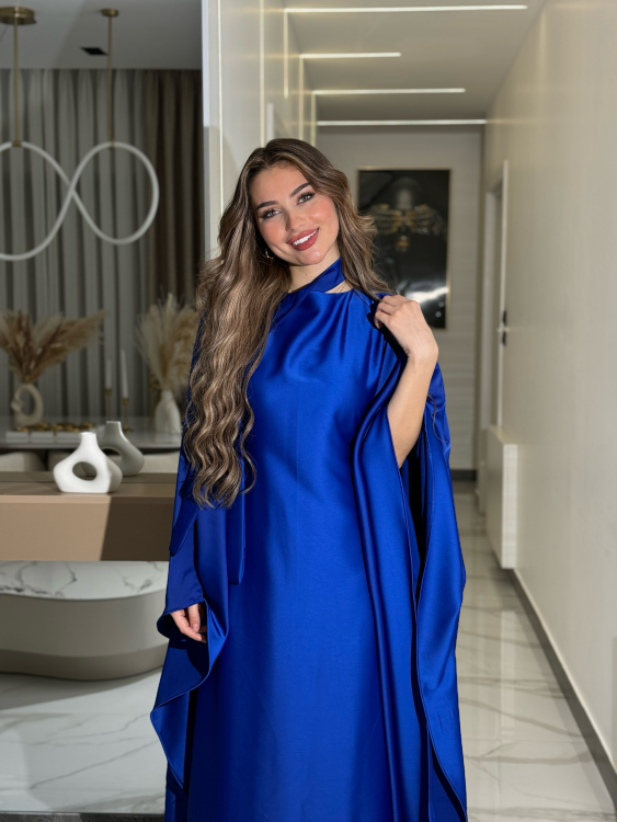 جلابية ملاك (حجز)Batwing Sleeve Long Dress