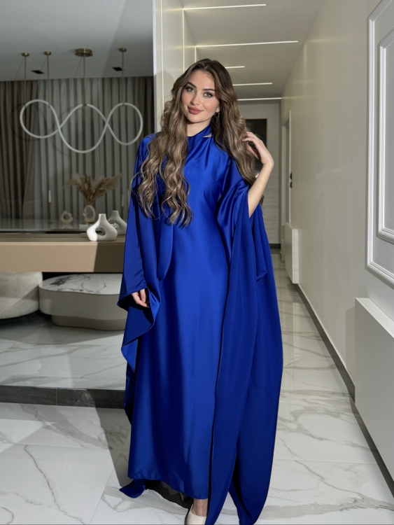 جلابية ملاك (حجز)Batwing Sleeve Long Dress