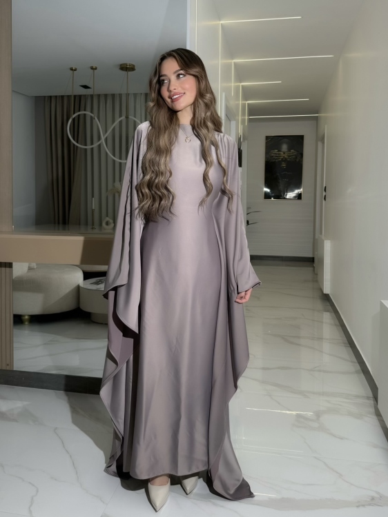 جلابية ملاك )Batwing Sleeve Long Dress