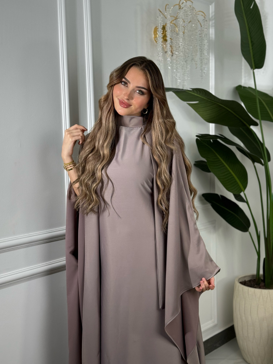 جلابية ملاك )Batwing Sleeve Long Dress