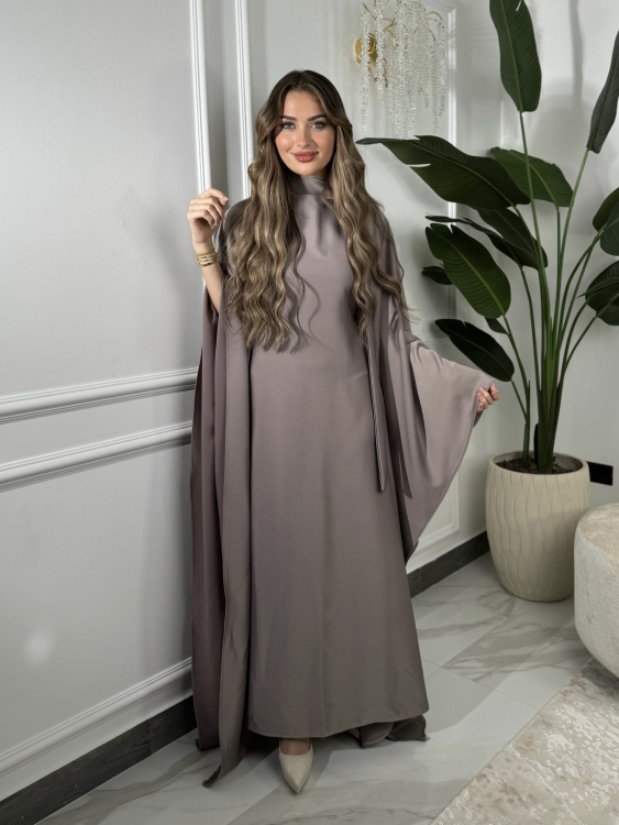 جلابية ملاك )Batwing Sleeve Long Dress