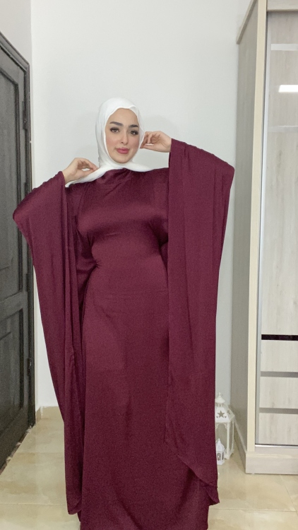 فستان " تاليا " باللون الخمري 