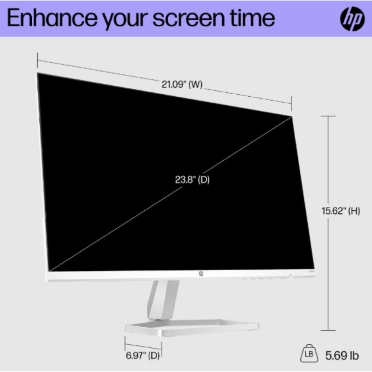 HP MONITOR 524SA 24"FHD FHD (1920 X 1080), IPS