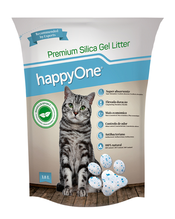 HappyOne Silica gel based Cat litter 3,8 litter