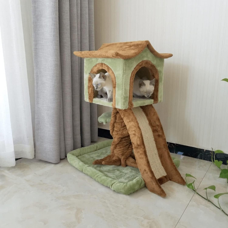 Tree House Pet Accessories, with Cat House