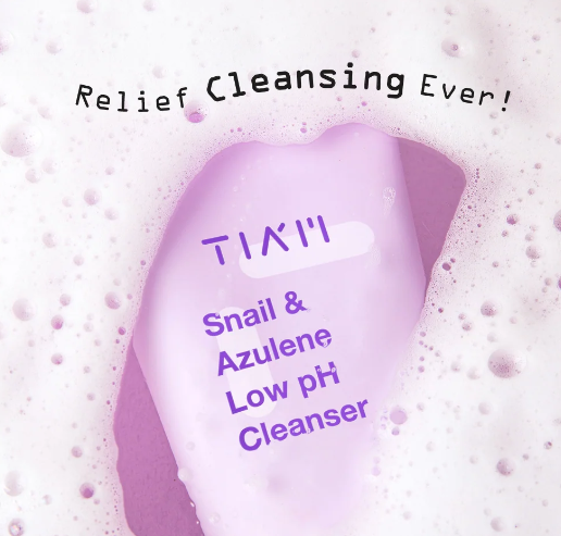 TIA'M, Snail & Azulene Low pH Cleanser